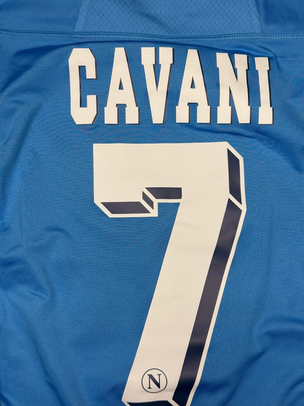 maglia calcio vintage Napoli Cavani home 2012 2013 shirt Jersey Macron L Lete