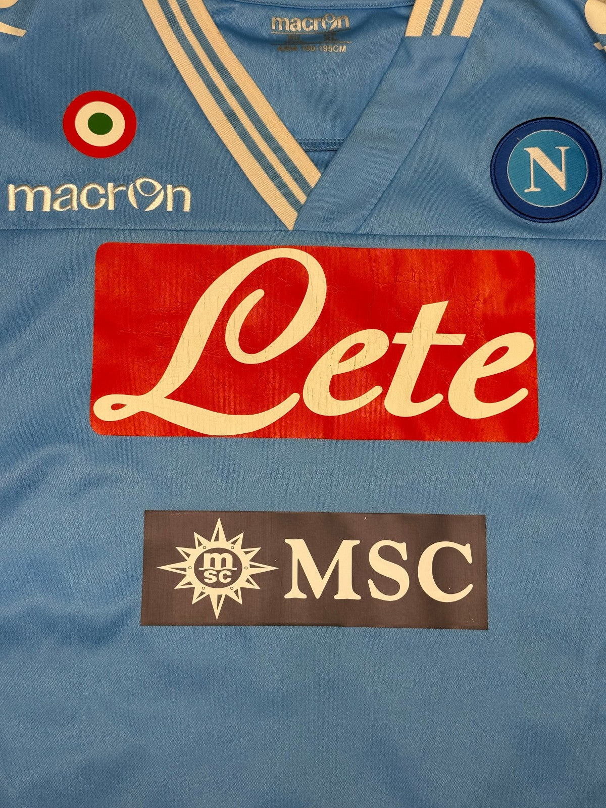 maglia calcio vintage Napoli HAMSIK home 2012 2013 shirt Jersey Macron XXL Lete