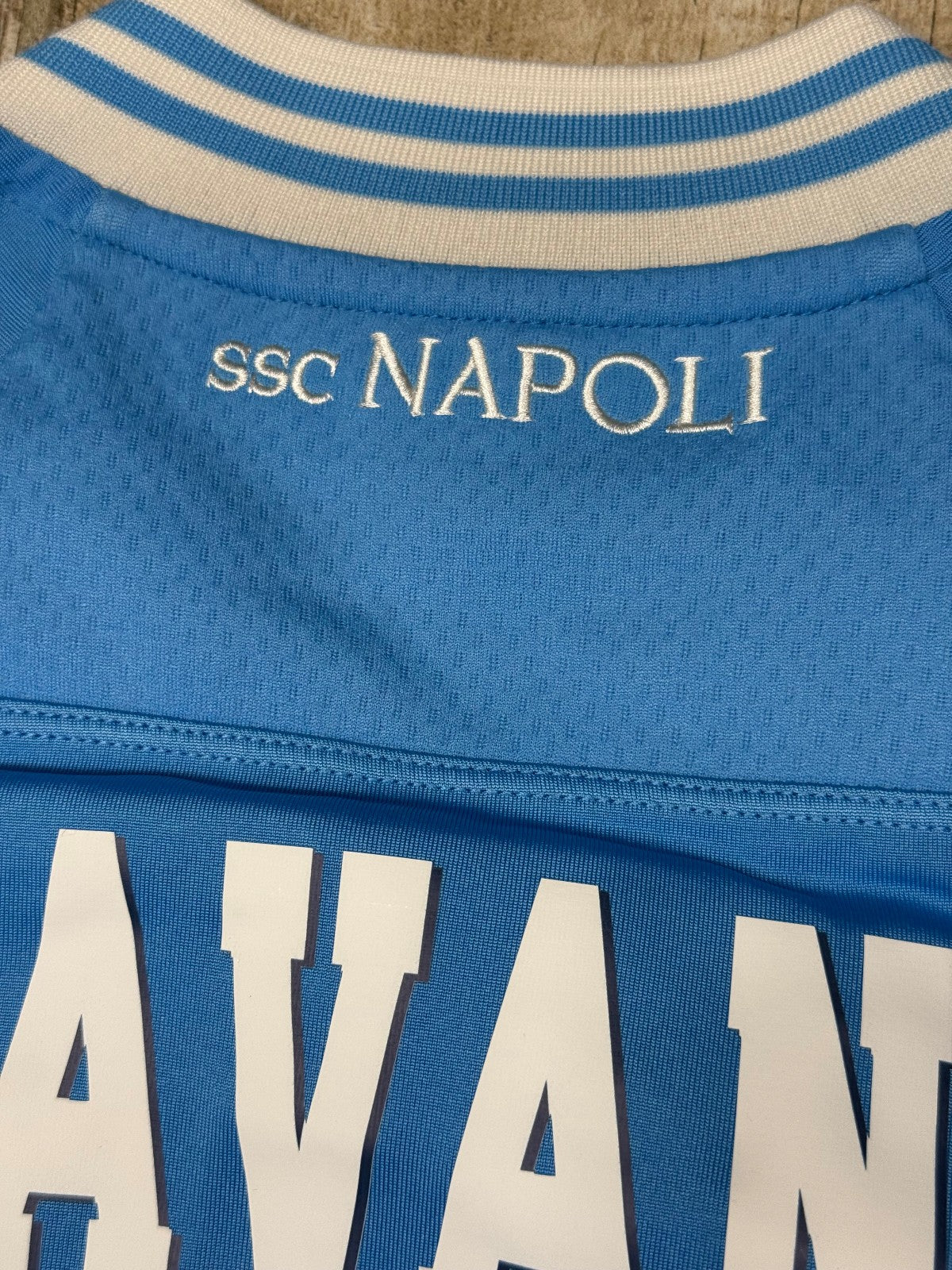 maglia calcio vintage Napoli Cavani home 2012 2013 shirt Jersey Macron L Lete