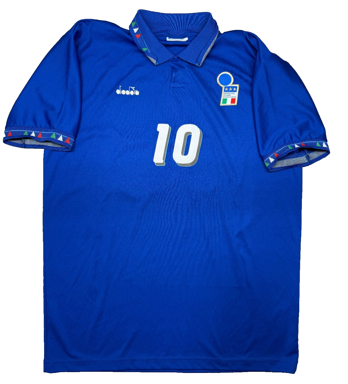 maglia calcio vintage Italia World Cup 1994 Roberto Baggio Fan version XL
