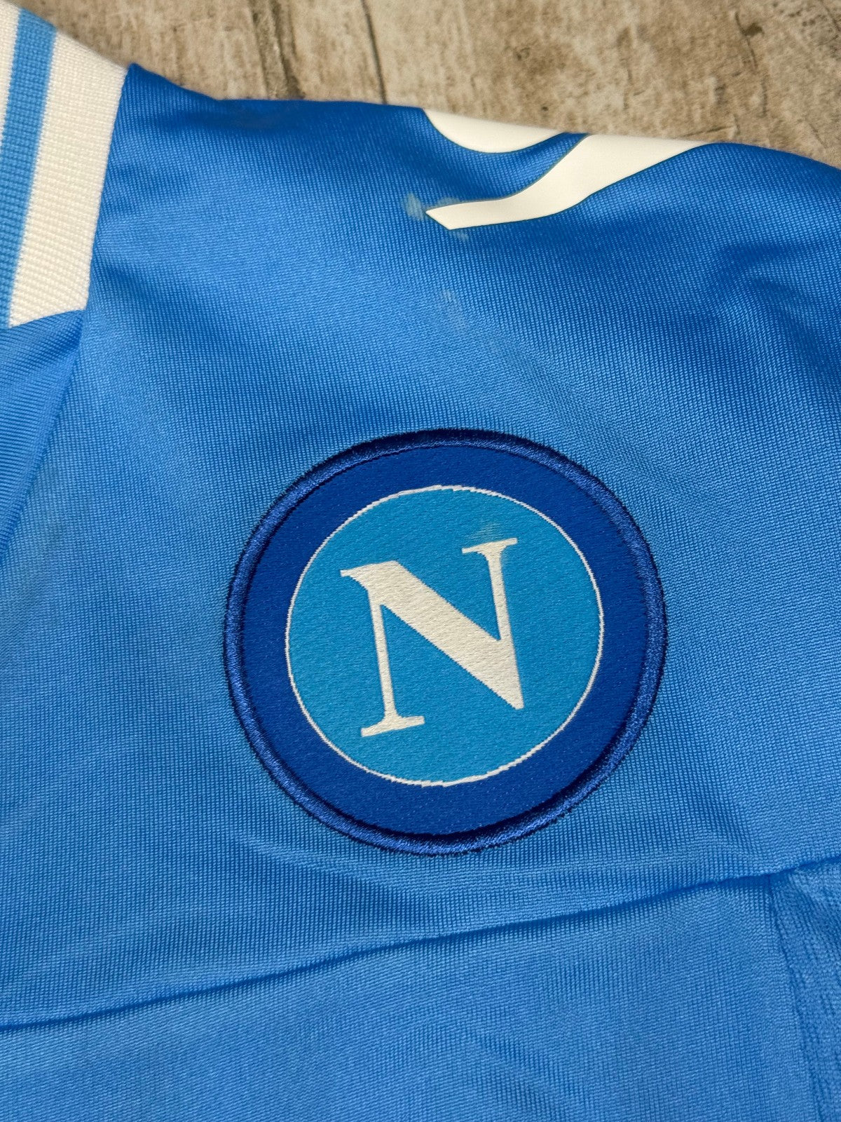 maglia calcio vintage Napoli Cavani home 2012 2013 shirt Jersey Macron L Lete