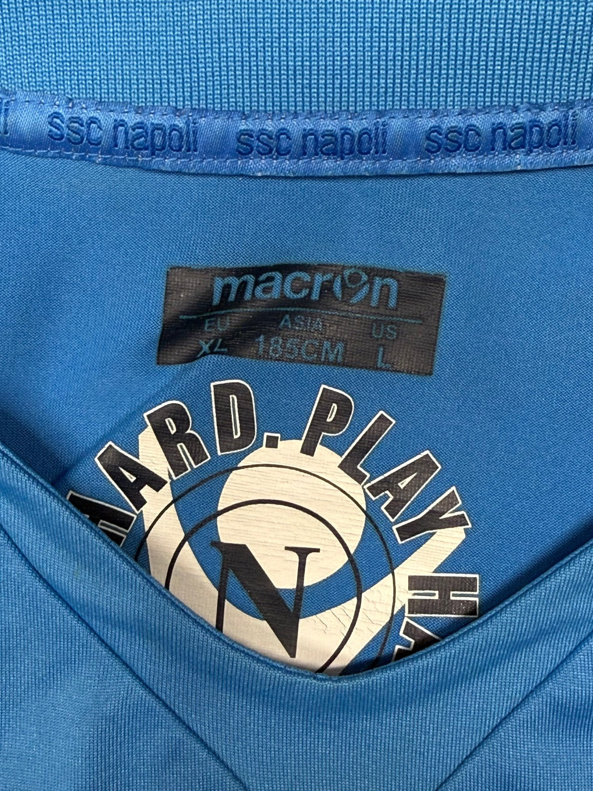 maglia calcio vintage Napoli Cavani home 2011 2012 shirt Jersey Macron XL Lete