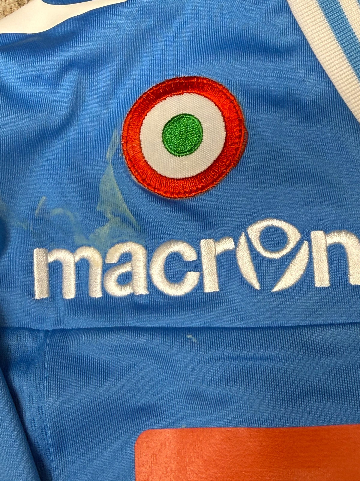 maglia calcio vintage Napoli Cavani home 2012 2013 shirt Jersey Macron L Lete