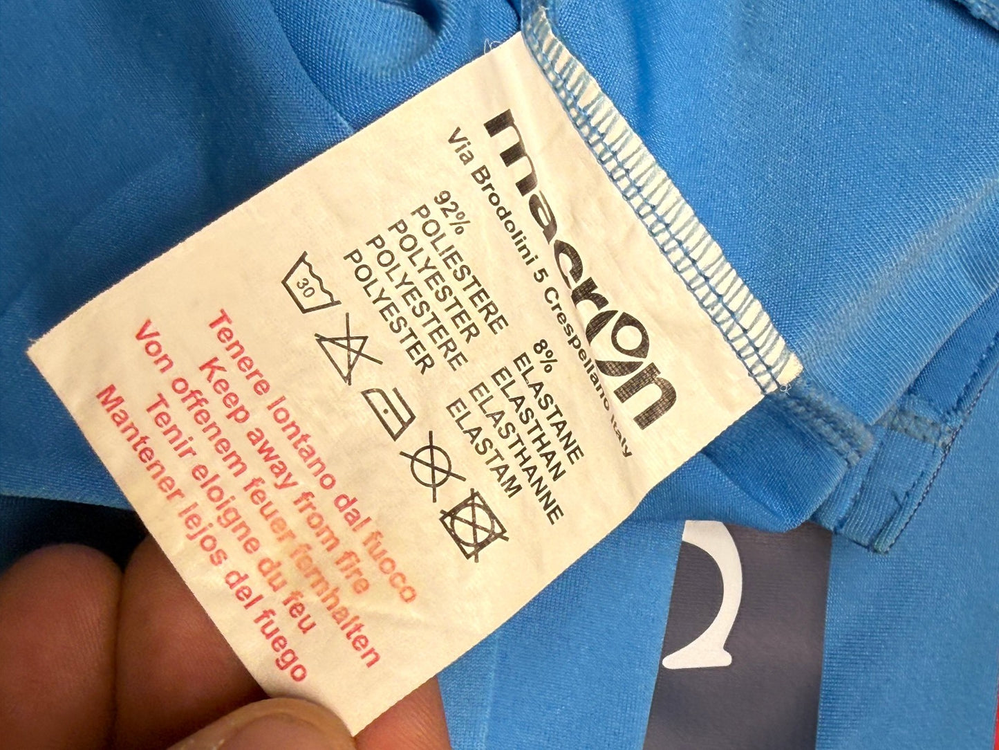 maglia calcio vintage Napoli Cavani home 2011 2012 shirt Jersey Macron XL Lete