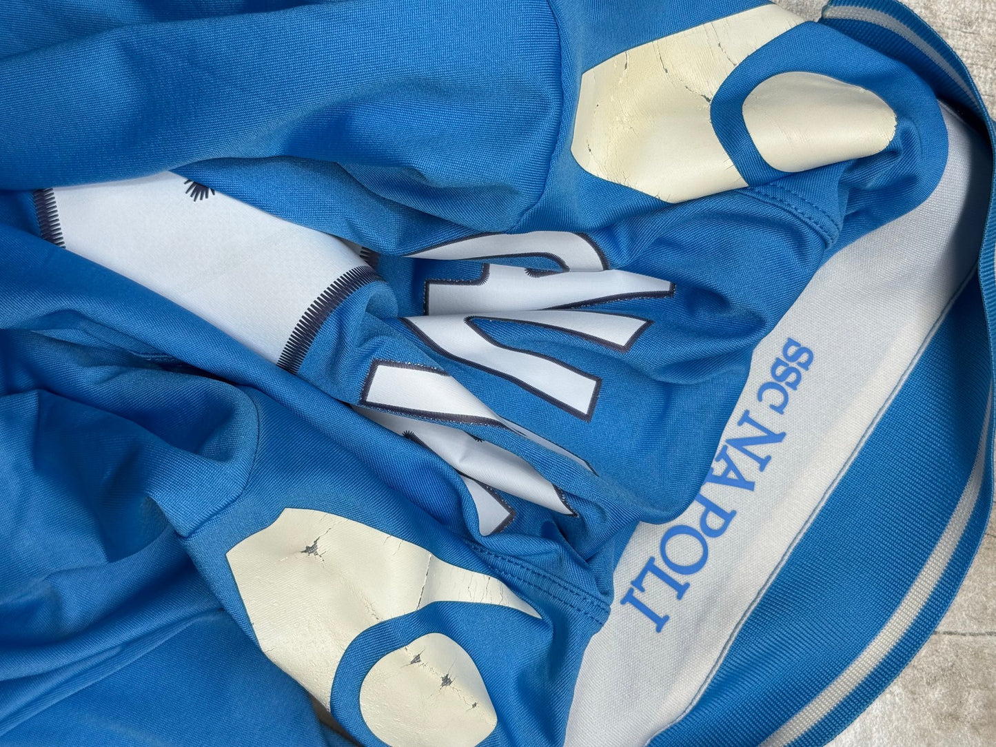 maglia calcio vintage Napoli Cavani home 2011 2012 shirt Jersey Macron XL Lete