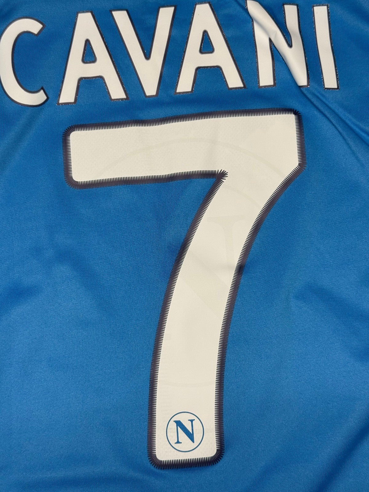 maglia calcio vintage Napoli Cavani home 2011 2012 shirt Jersey Macron XL Lete