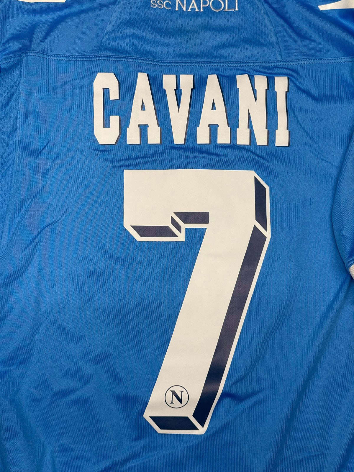 maglia calcio vintage Napoli Cavani home 2012 2013 shirt Jersey Macron L Lete