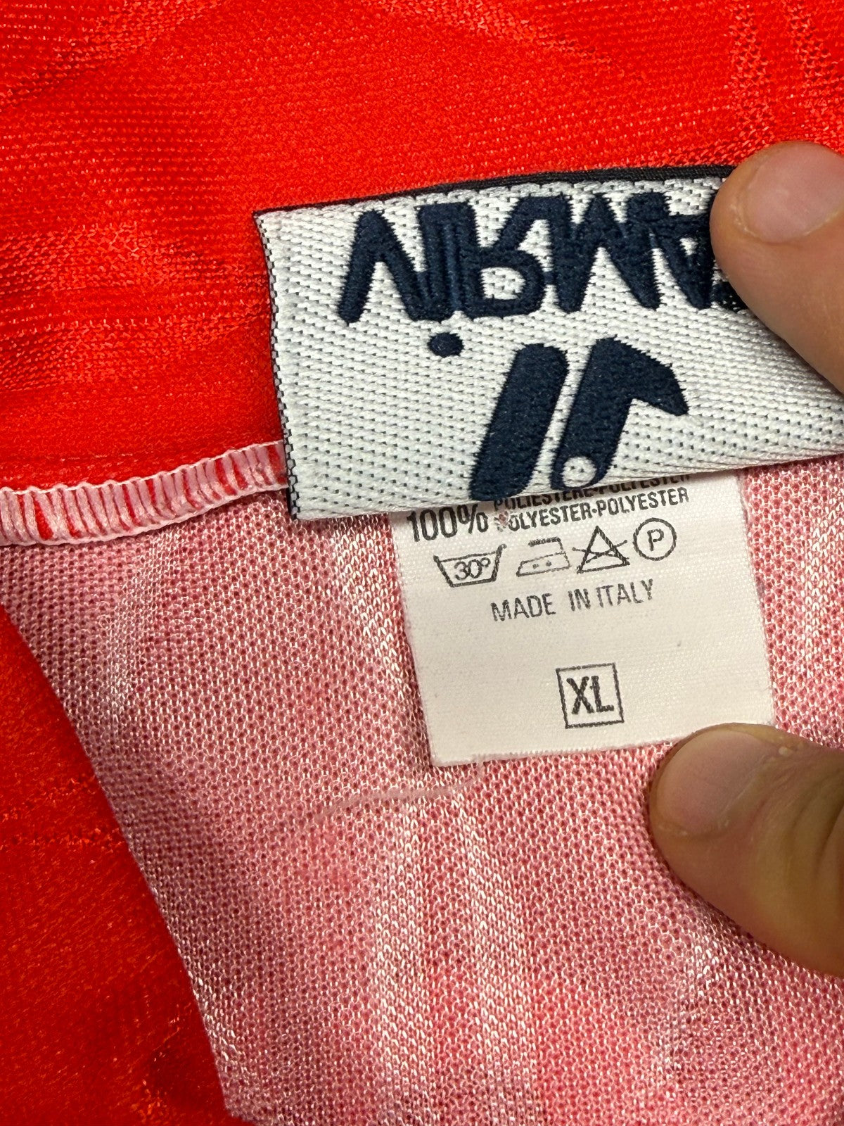 maglia calcio vintage ANCONA Serie B Artistico #9 1995 1996 home VIRMA XL