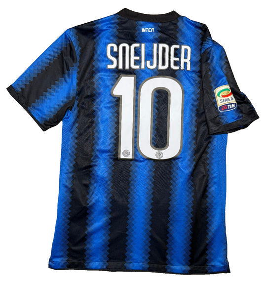 maglia calcio Inter vintage SNEIJDER Nike shirt Home Pirelli 2010 2011 jersey M
