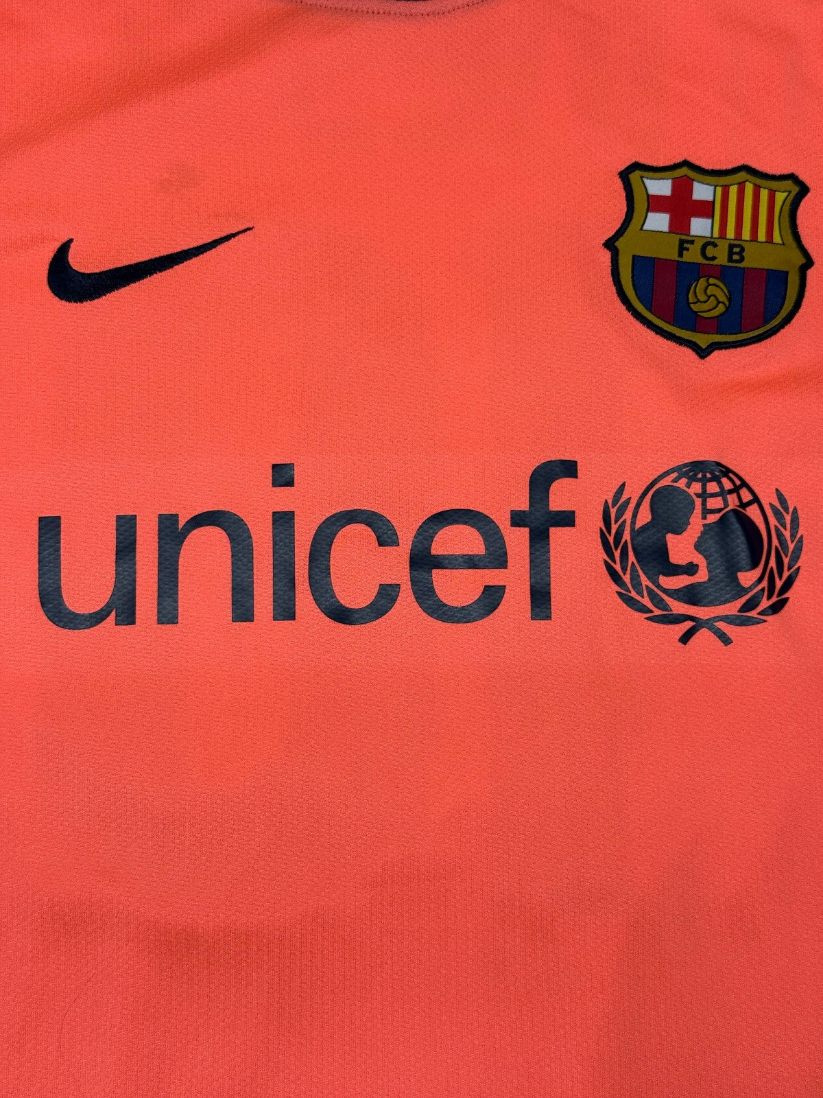maglia calcio vintage Barcelona Messi Nike unicef full kit 2008 2009 Champions