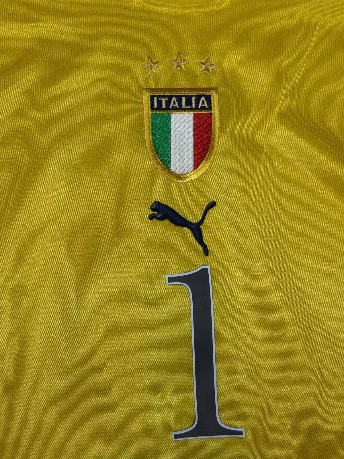maglia calcio italia BUFFON Euro 2004 Portugal Jersey home XL Puma shirt vintage
