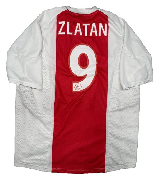 maglia calcio vintage ajax Ibrahimovic 2001 2002 amro vintage adidas jersey XL
