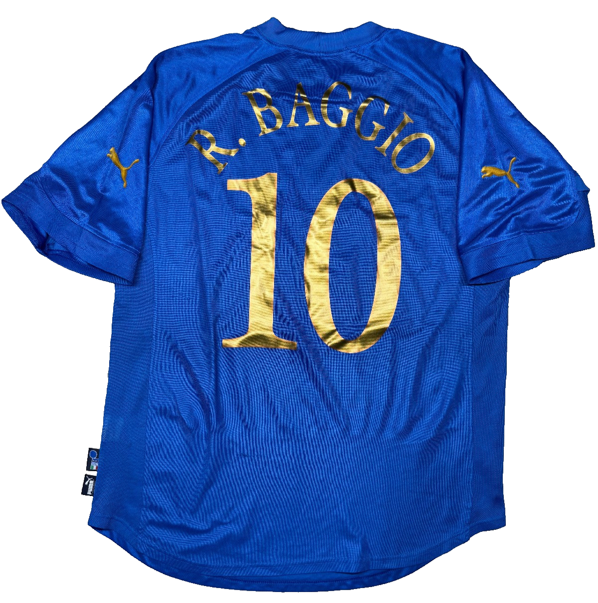 maglia calcio vintage Roberto Baggio Last Game Italy italia Puma 2004 XL
