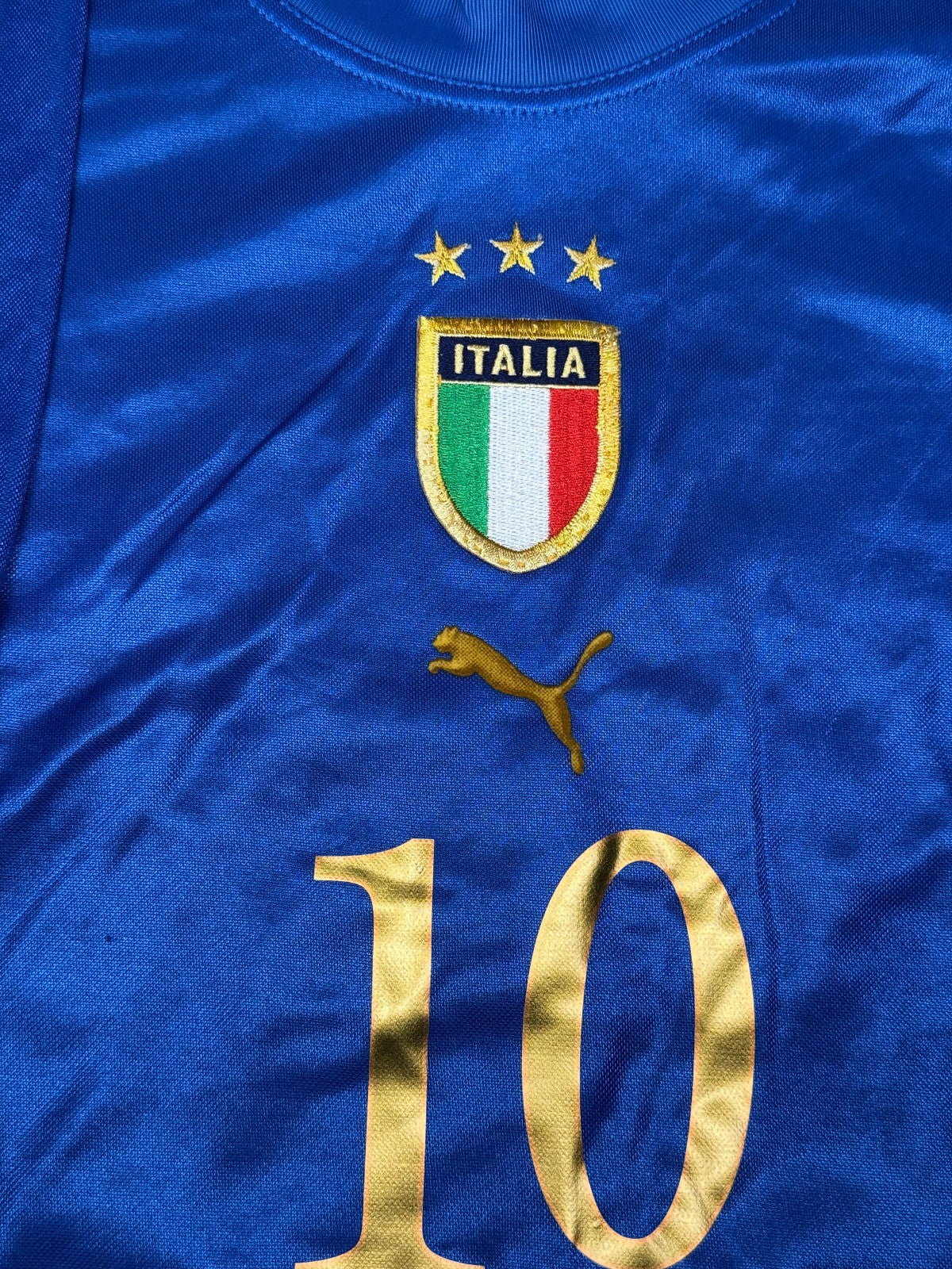 maglia calcio vintage Roberto Baggio Last Game Italy italia Puma 2004 XL