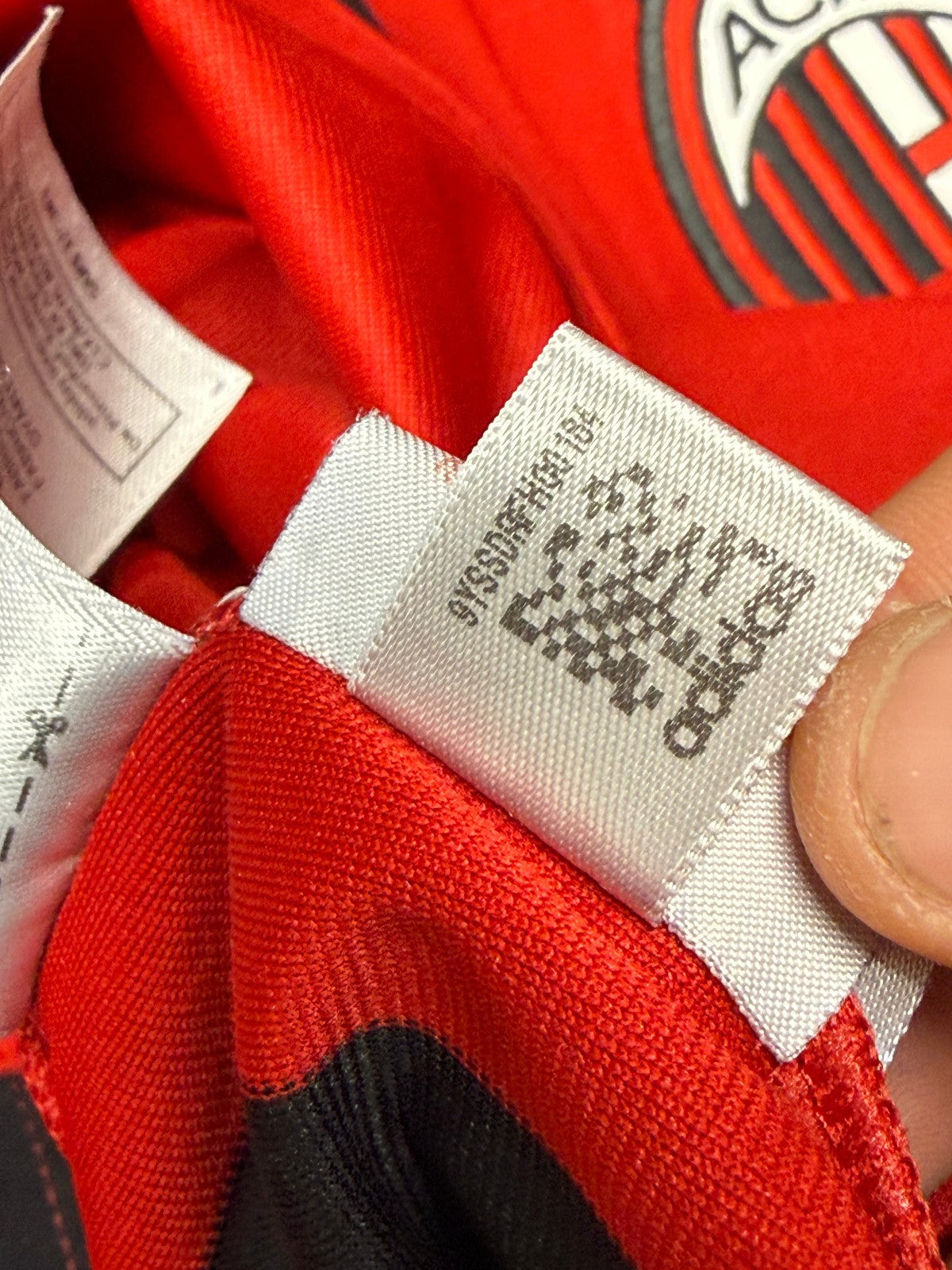 maglia calcio vintage AC Milan MALDINI #3 2007 2008 Bwin Adidas Climacool S