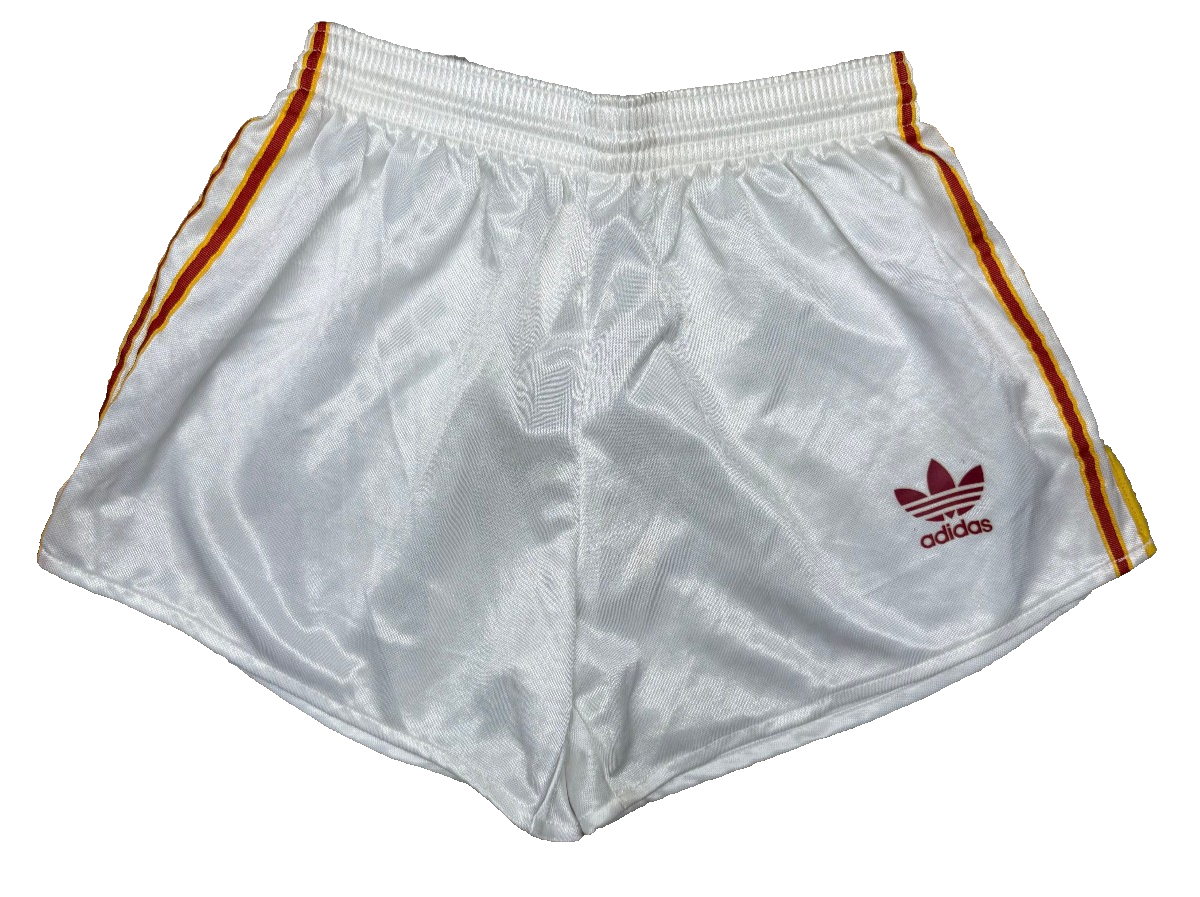 pantalocini vintage AS Roma shorts Adidas trifoil 1991 1992 Voller Giannini M