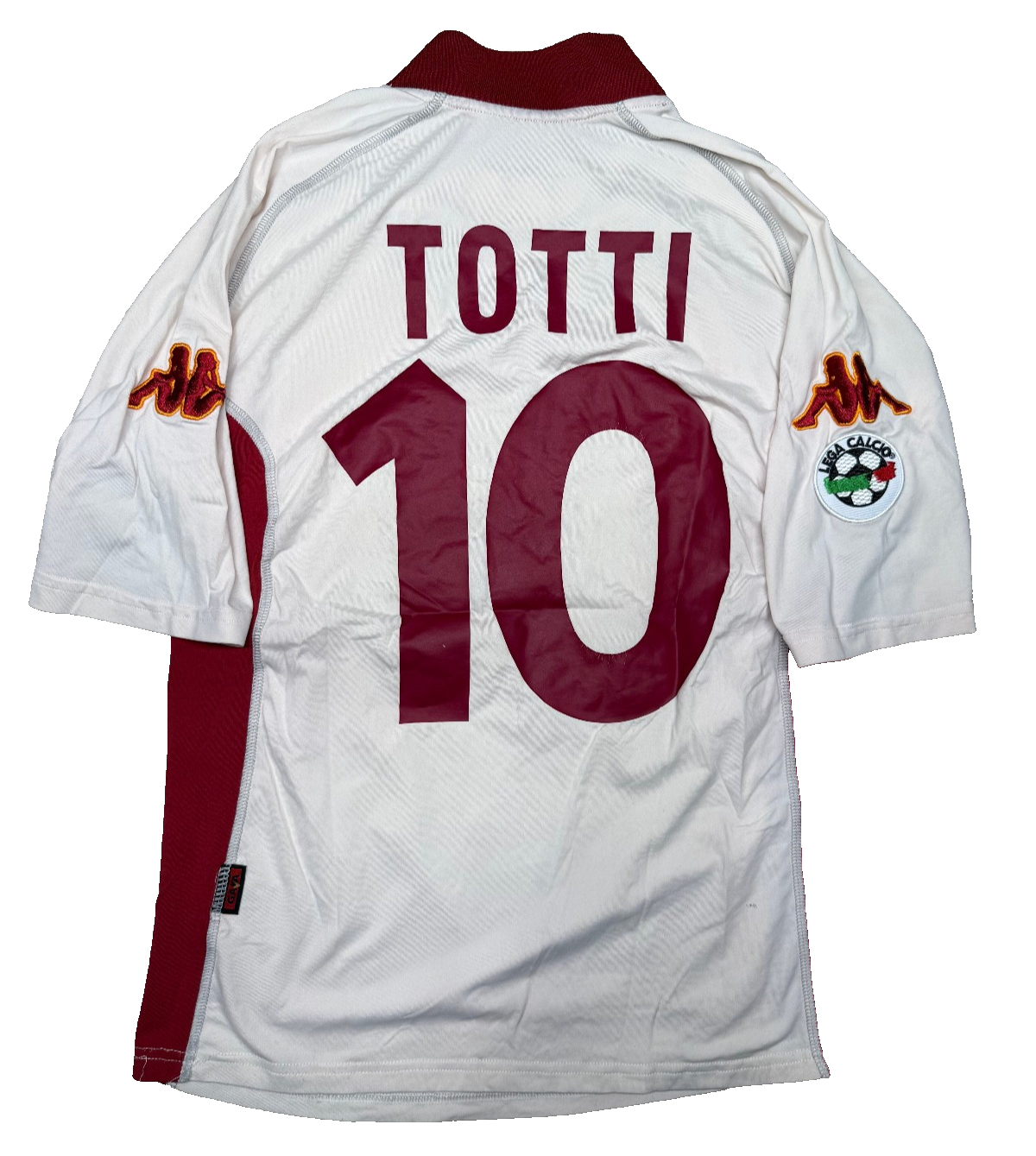 maglia calcio vintage AS Roma TOTTI 2001 2002 Kappa Ina ASSITALIA scudetto M