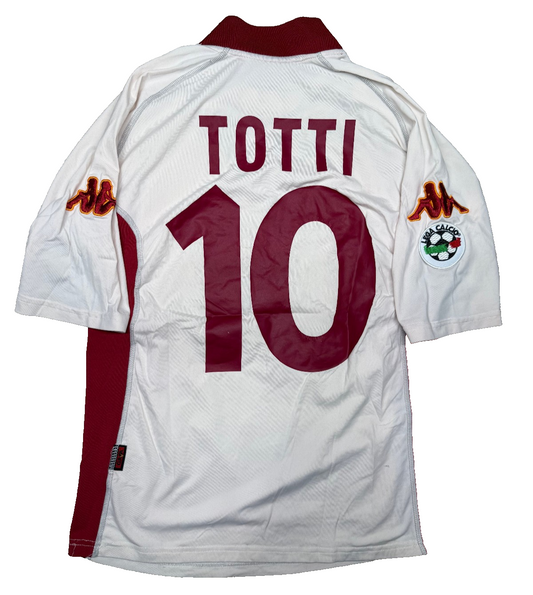 maglia calcio vintage AS Roma TOTTI 2001 2002 Kappa Ina ASSITALIA scudetto M