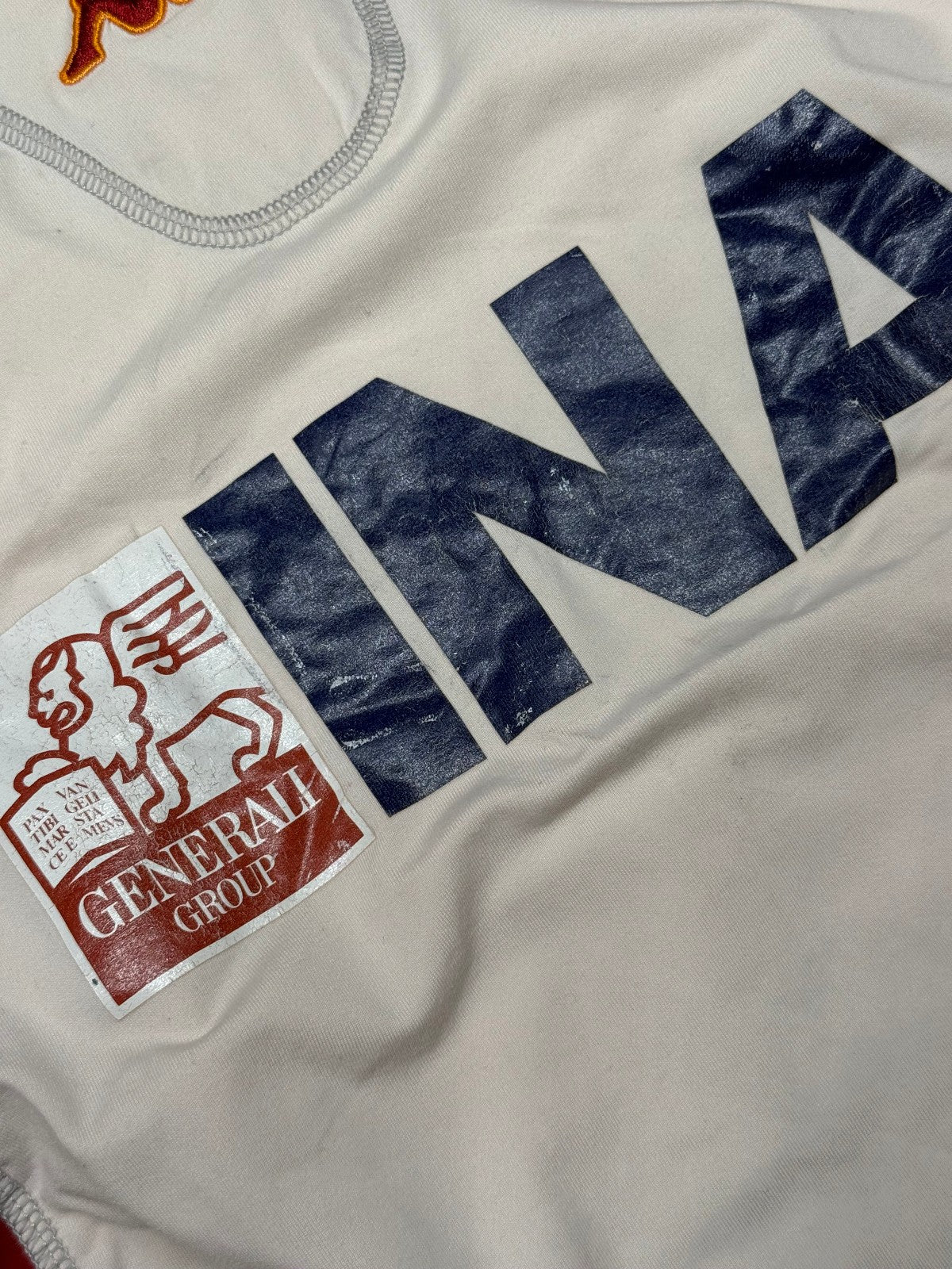 maglia calcio vintage AS Roma TOTTI 2001 2002 Kappa Ina ASSITALIA scudetto M