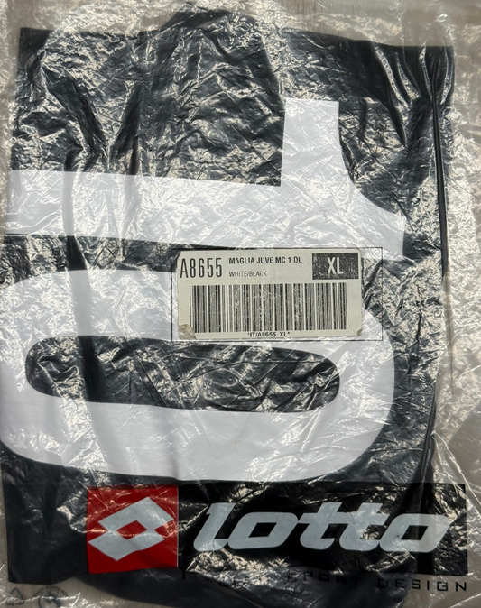 Maglia calcio vintage Juventus DEL PIERO 2000 2001 TELE+ home *BNWT* LOTTO