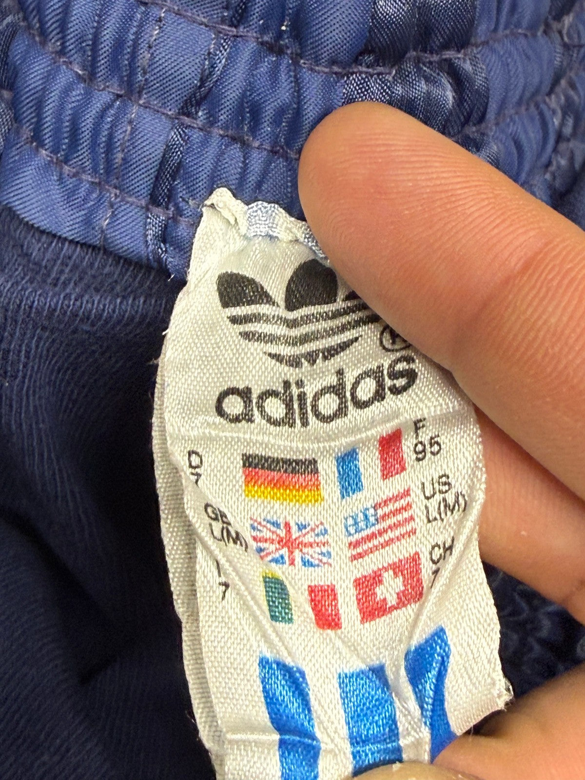 adidas ventex glanz shiny silky nylon vintage SHORTS Hose 70er NEU