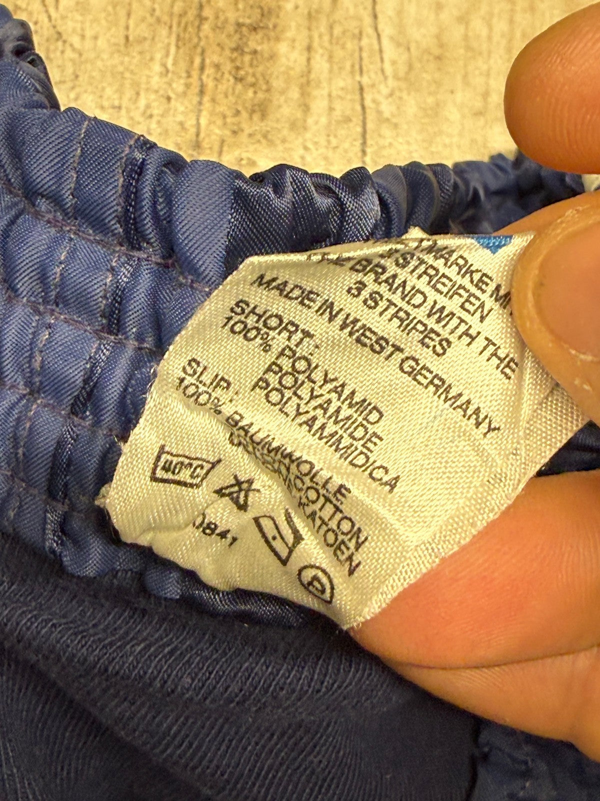 adidas ventex glanz shiny silky nylon vintage SHORTS Hose 70er NEU