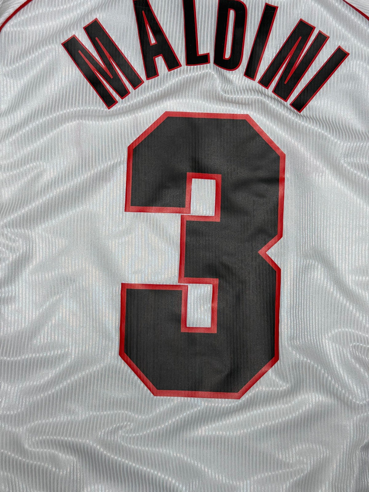 Maglia calcio vintage Maldini shirt AC Milan Opel 1998 1999 Adidas away