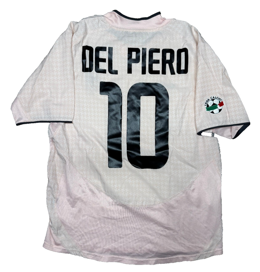 maglia calcio vintage Del Piero Juventus 2003 2004 Serie A Nike Fastweb home M