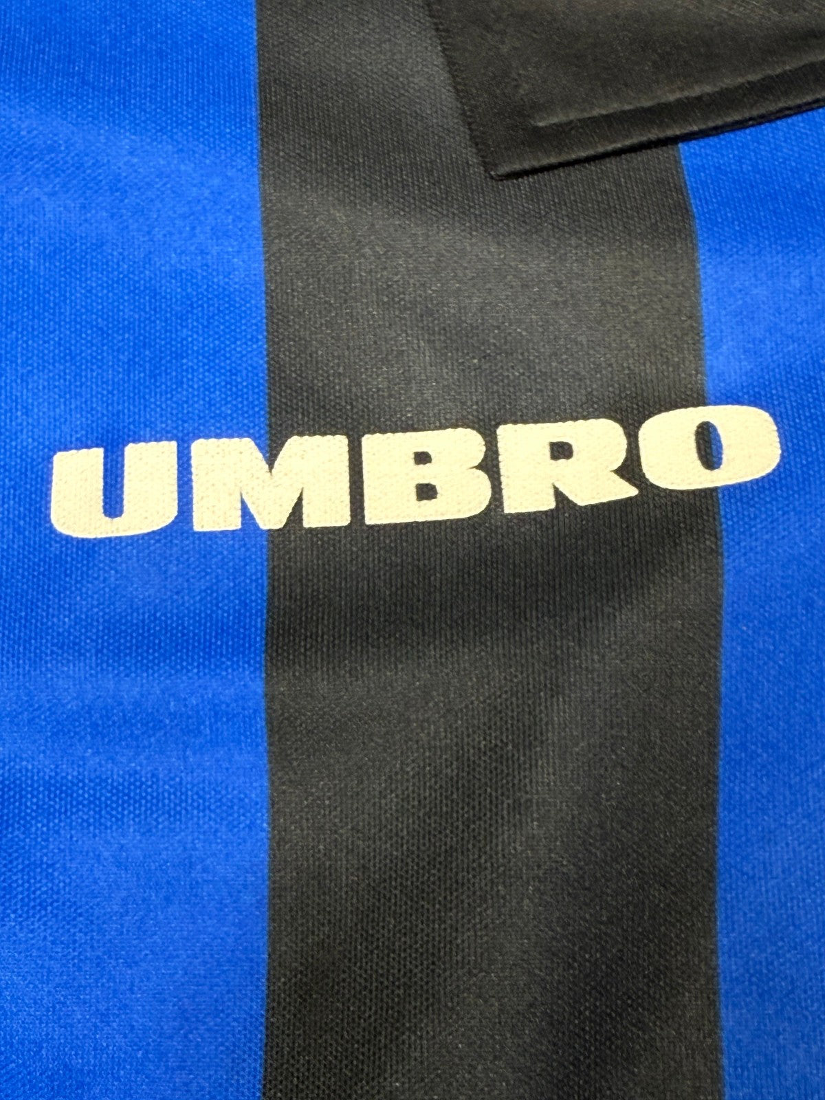 maglia calcio vintage FC Inter Ronaldo Umbro 1997 1998 Pirelli 134cm boys