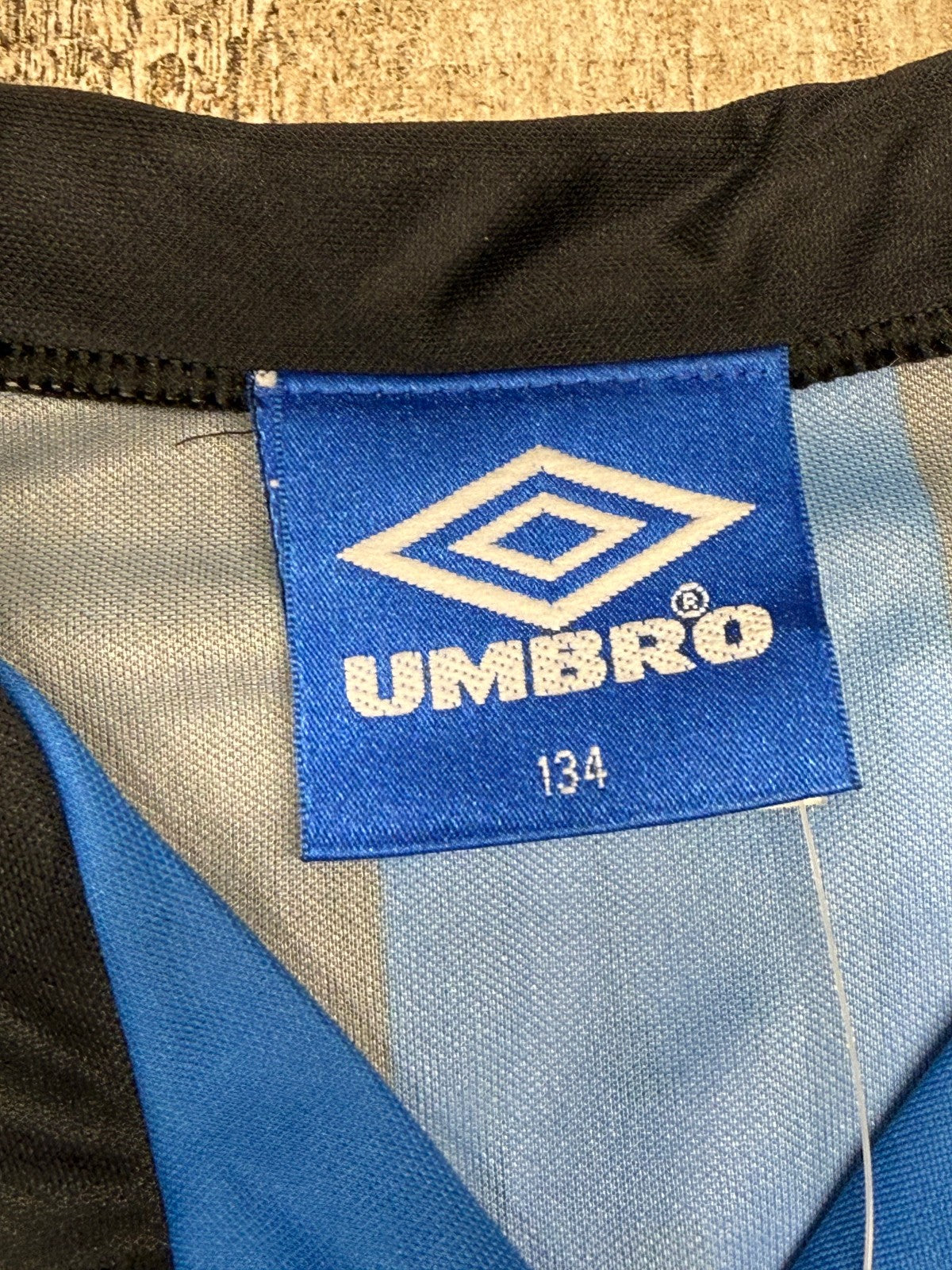 maglia calcio vintage FC Inter Ronaldo Umbro 1997 1998 Pirelli 134cm boys