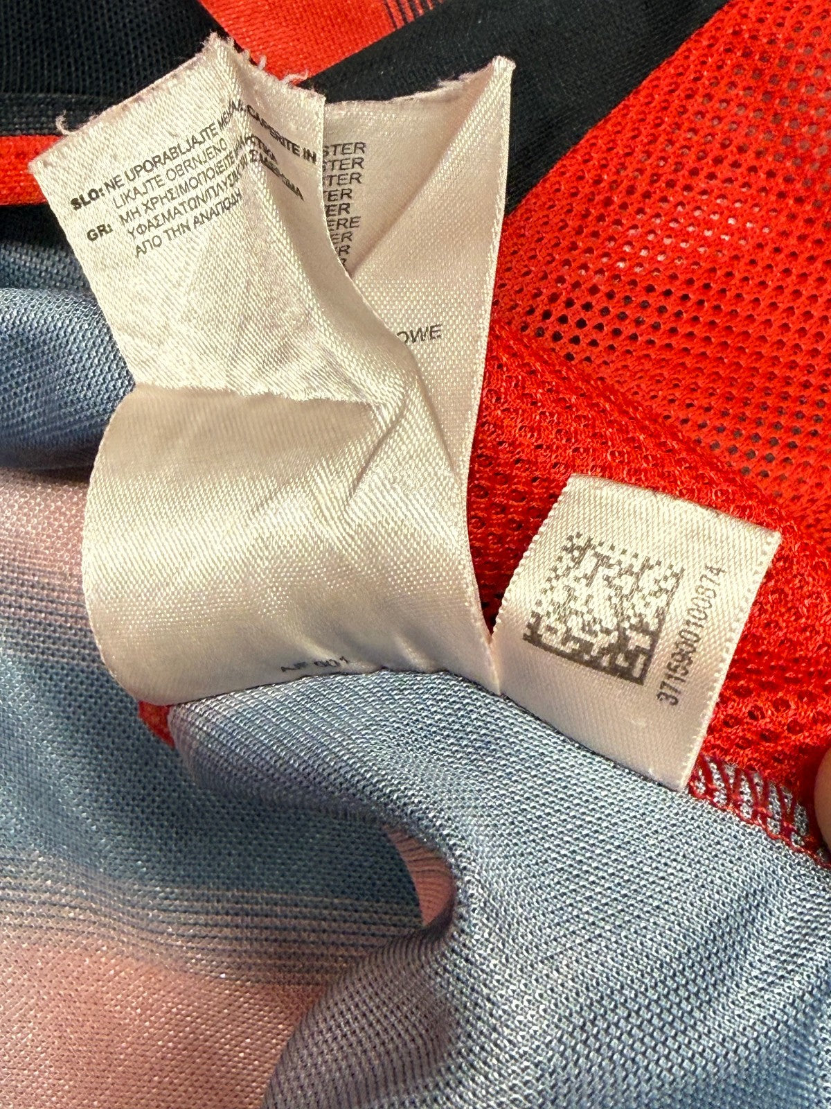 maglia calcio vintage AC Milan Maldini Adidas 2004 2005 Opel Climacool XS