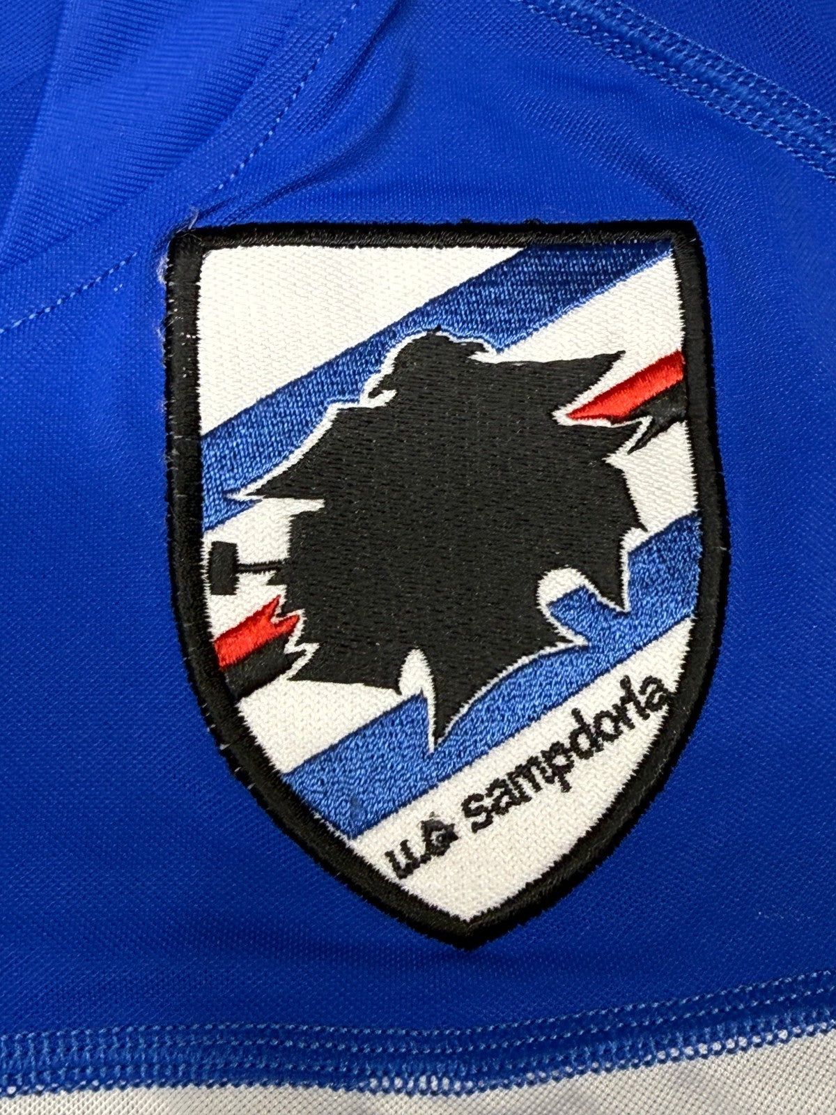 maglia calcio vintage Sampdoria CASSANO player issue 2008-09 XXL Kappa UEFA SIGN