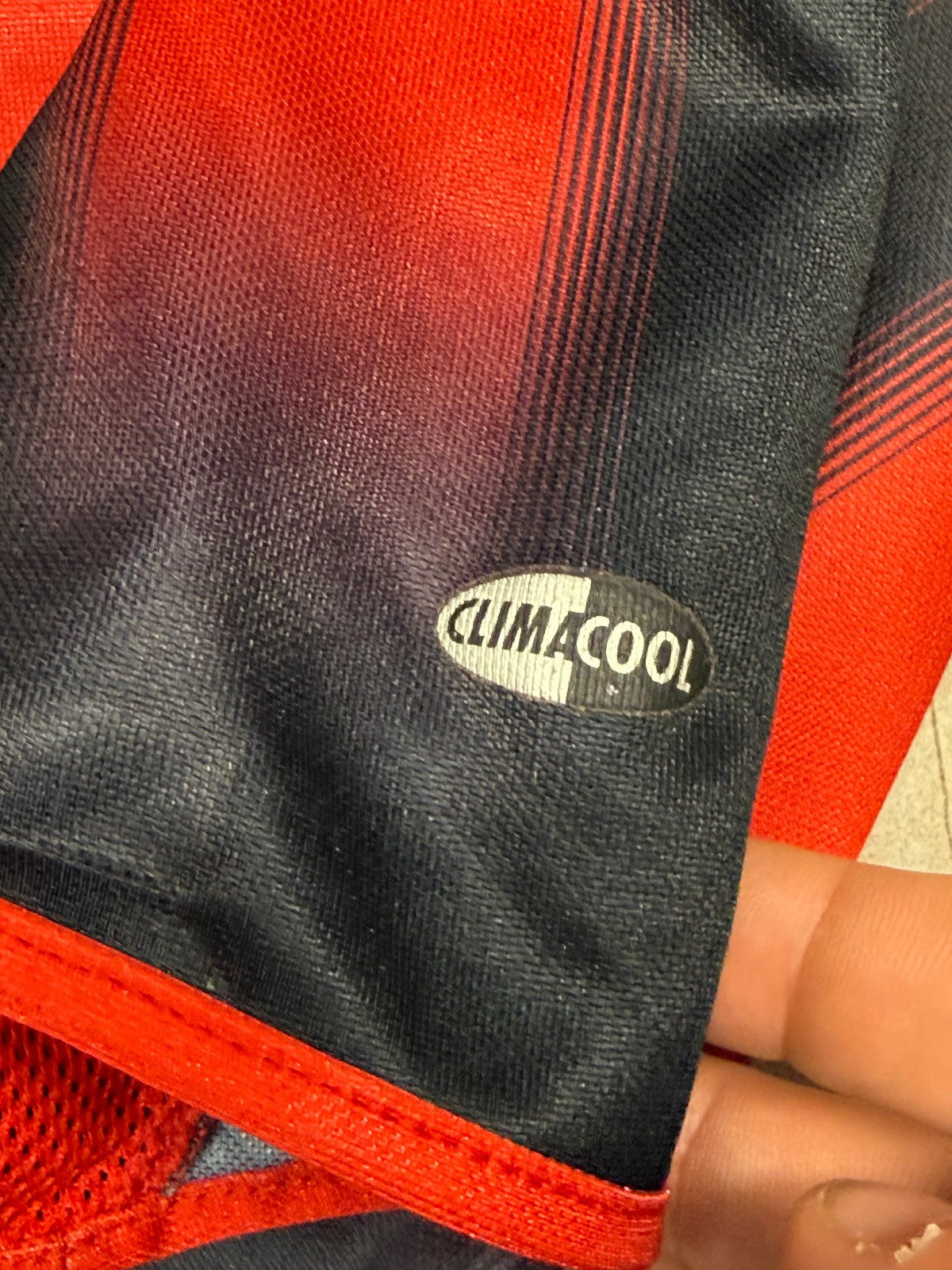 maglia calcio vintage AC Milan Maldini Adidas 2004 2005 Opel Climacool XS