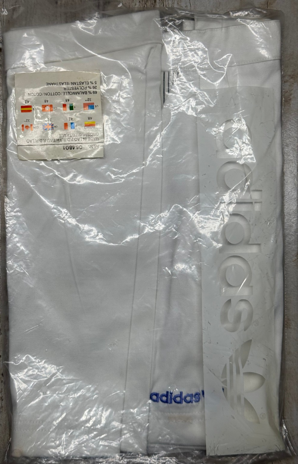 vintage Tennis shorts ADIDAS Stefan EDBERG 1988 48 *NEW* deadstock