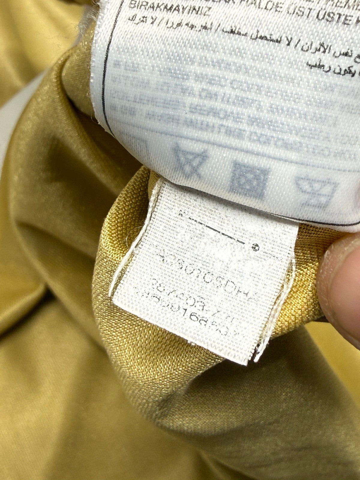 maglia calcio vintage Juventus Del Piero Champions League 2008 away oro XL