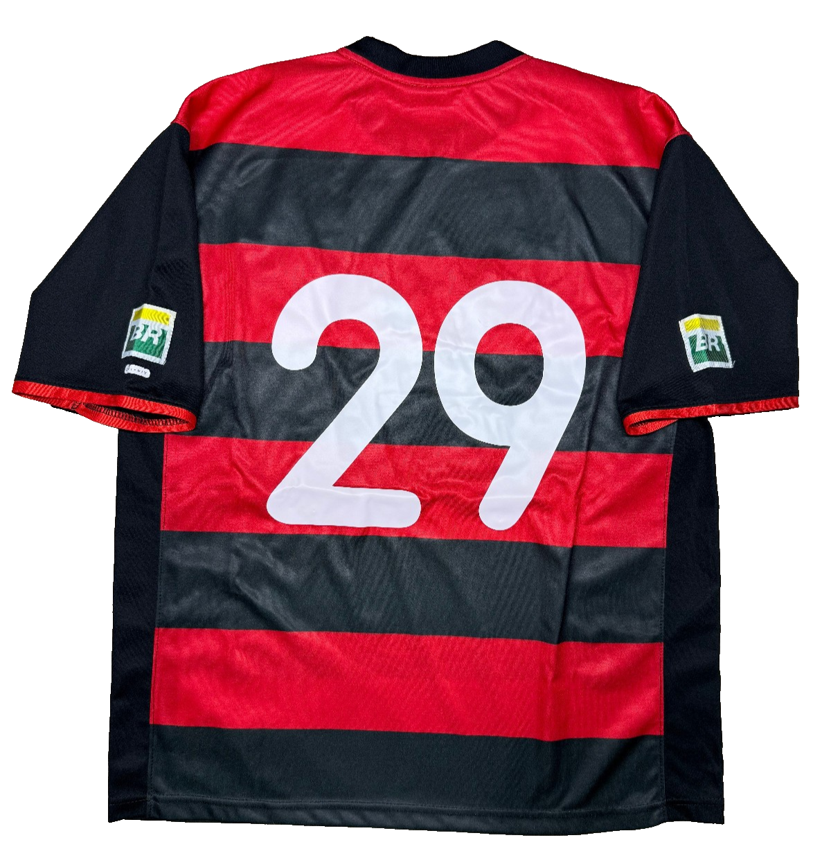 maglia calcio vintage camiseta Flamengo Adriano Nike 2000-01 Petrobras Lubrax