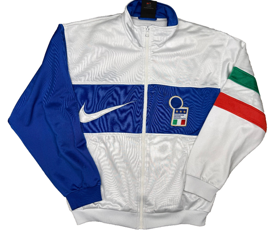 maglia calcio vintage ITALIA FIGC Nike 1996 Baggio Del Piero training tracktop