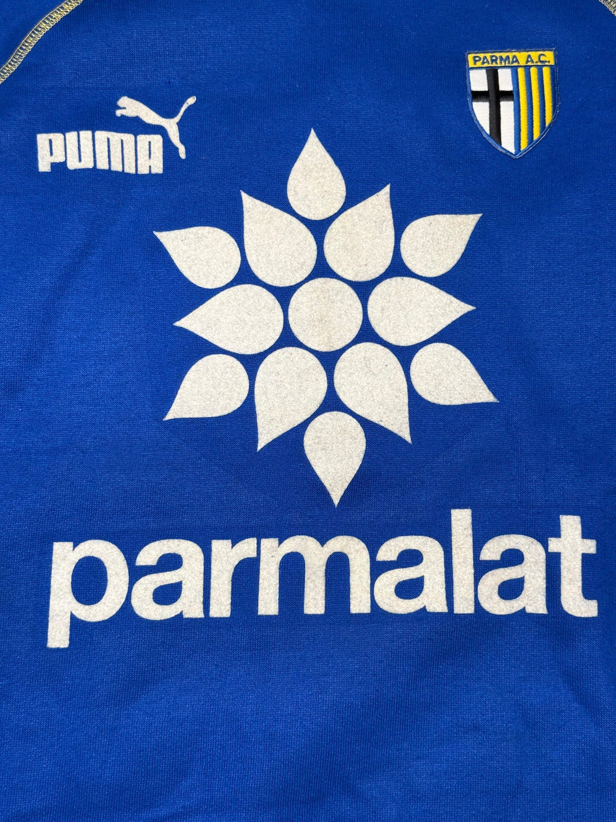 maglia calcio vintage AC Parma training PUMA parmalat Zola L allenamento shirt