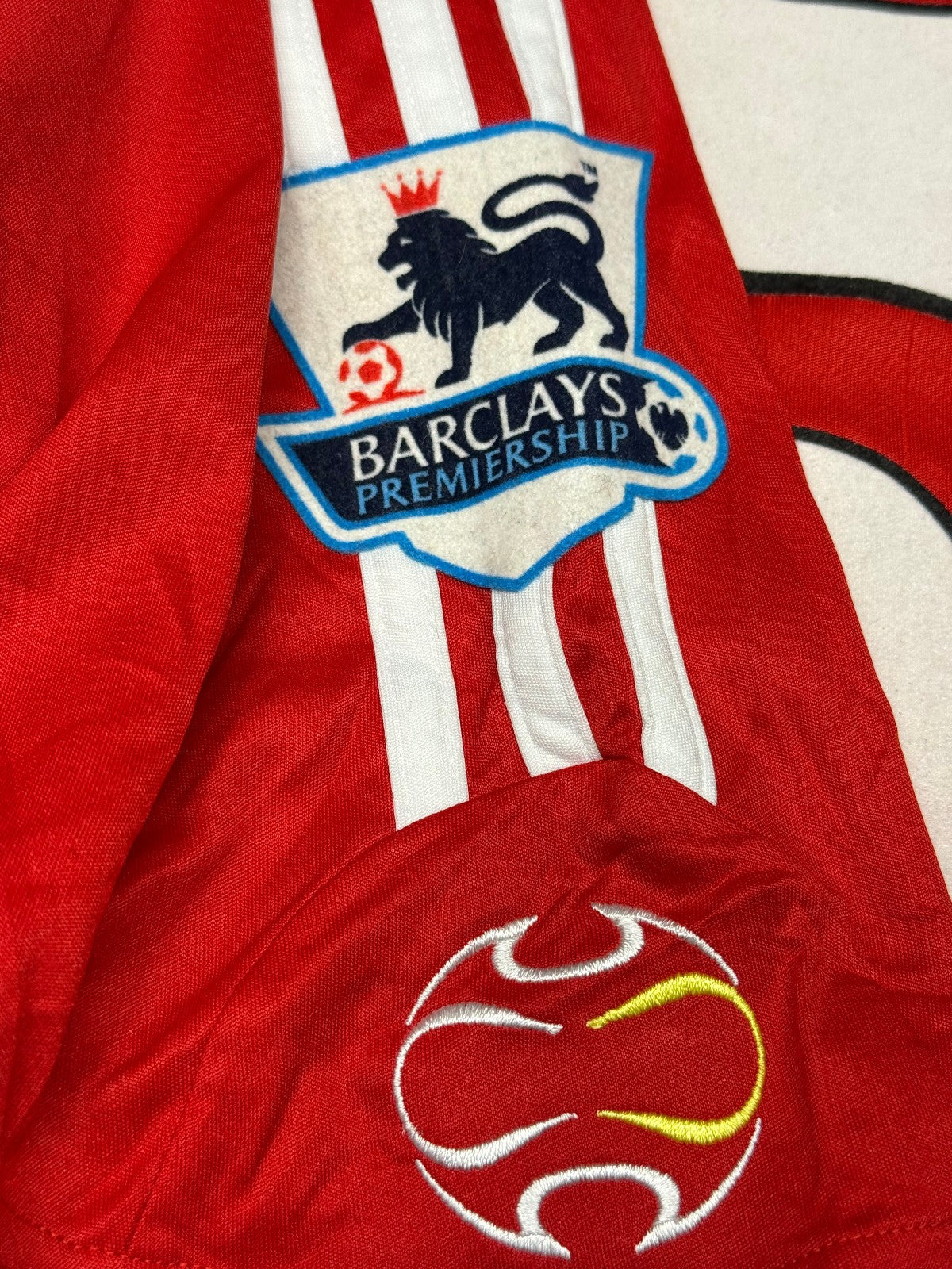 maglia shirt liverpool Gerrard Adidas 2007 2008 carlsberg home AGGER M