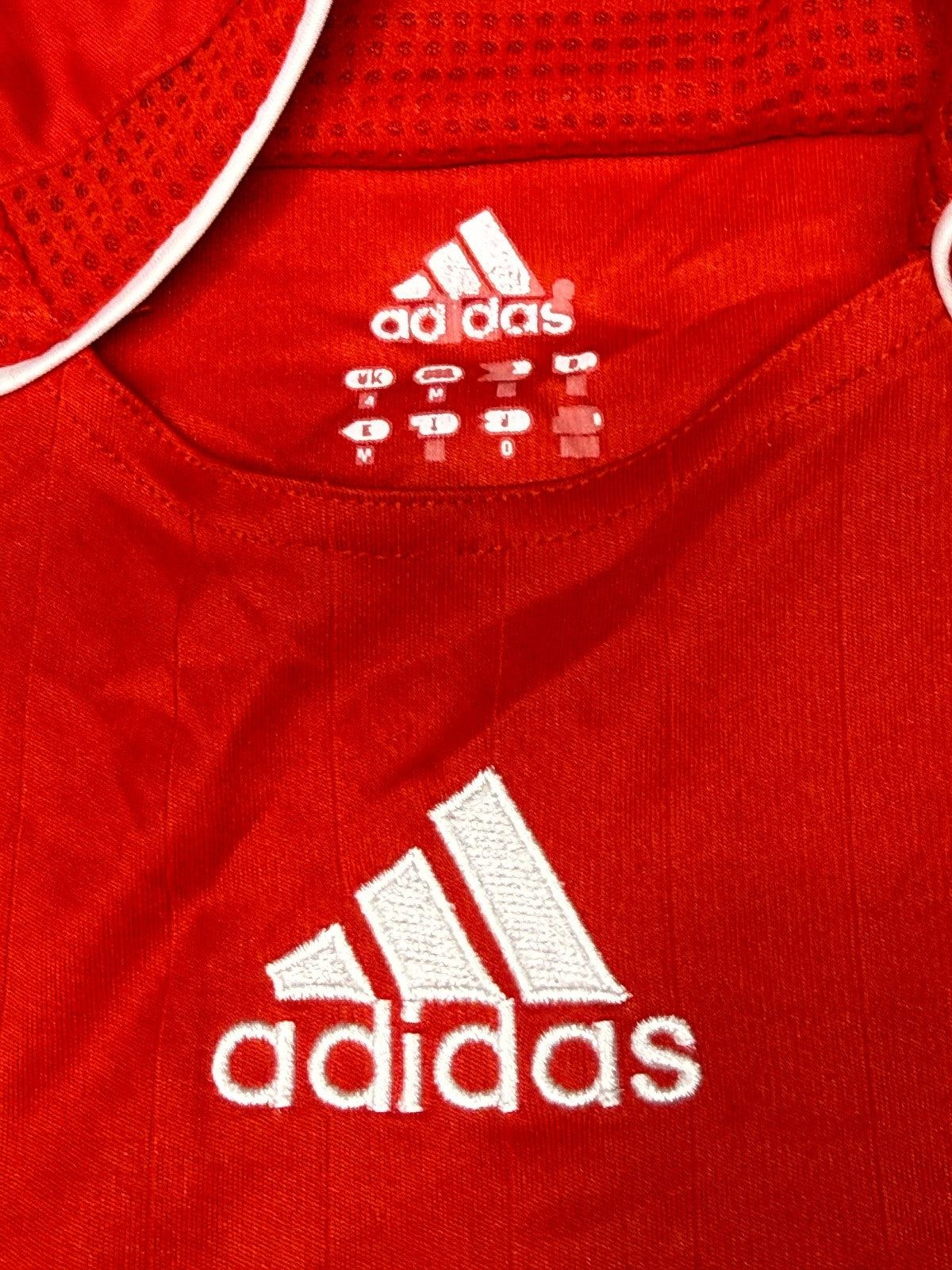 maglia shirt liverpool Gerrard Adidas 2007 2008 carlsberg home AGGER M