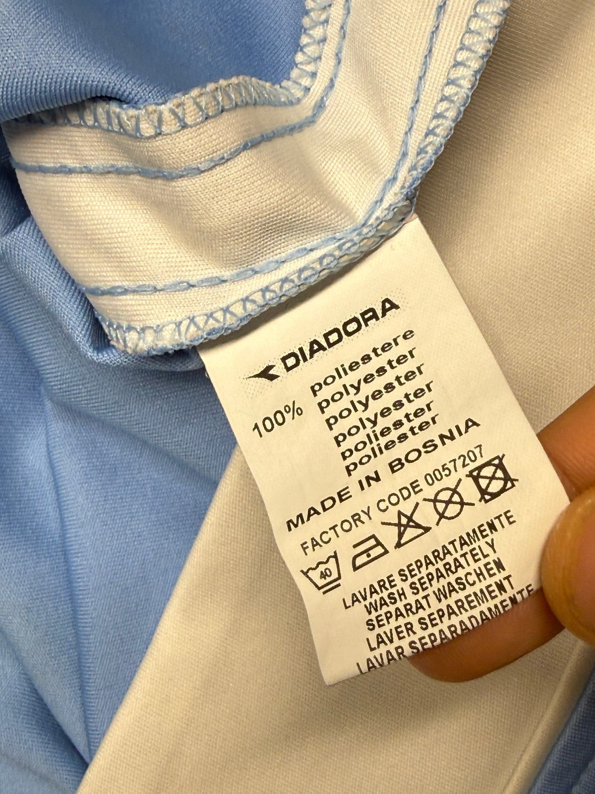 maglia calcio vintage Napoli LAVEZZI 2008 2009 shirt calcio Jersey Diadora Lete