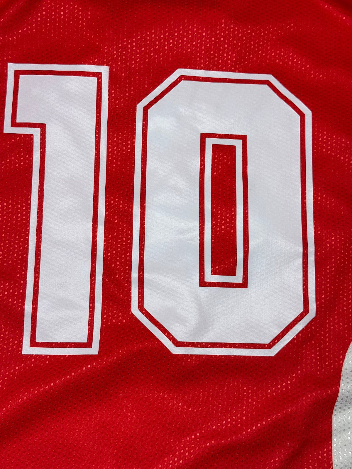 maglia calcio vintage Triestina #10 Asics 1997 1998 trikot XL