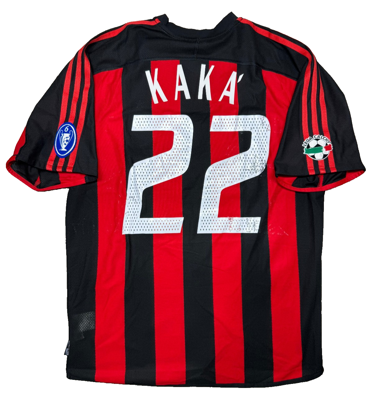 maglia calcio vintage AC Milan KAKA Adidas 2003 2004 MERIVA Climalite