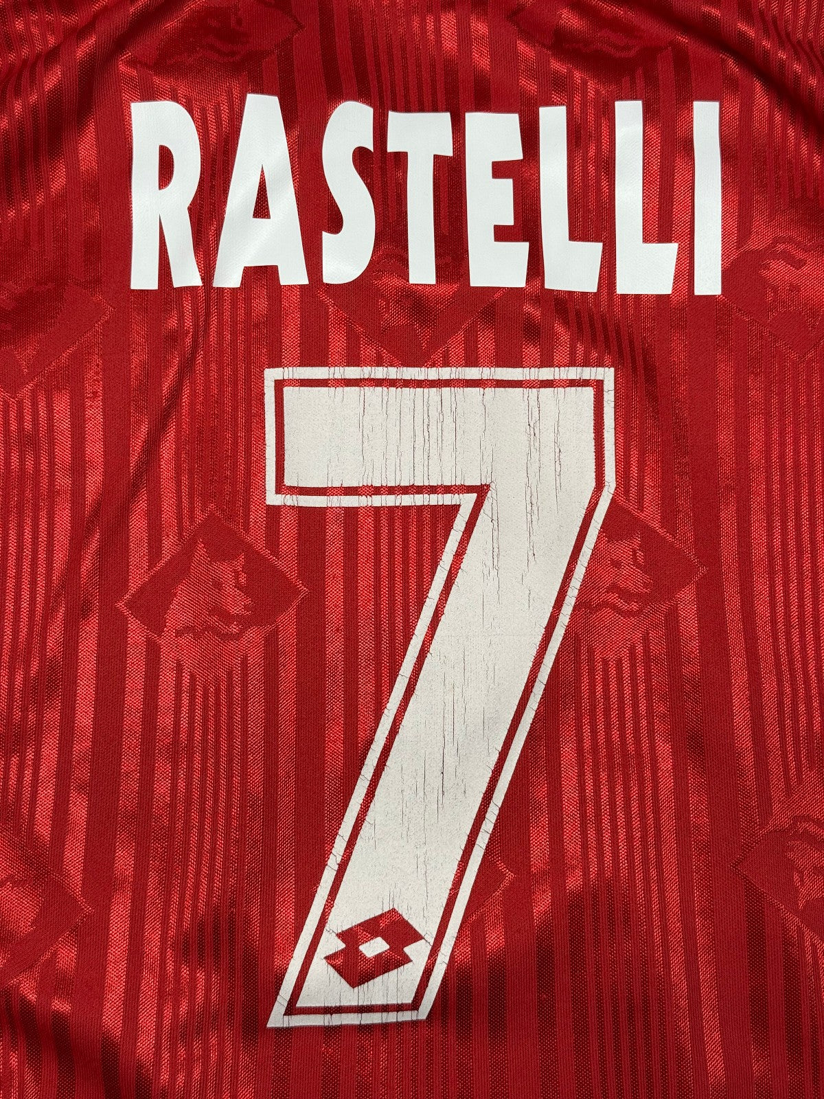 maglia calcio vintage Piacenza Serie A 1997 1998 RASTELLI #7 Lotto shirt trikot