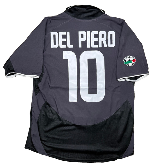 maglia calcio vintage Del Piero Juventus 2003 2004 Serie A Nike Fastweb away M