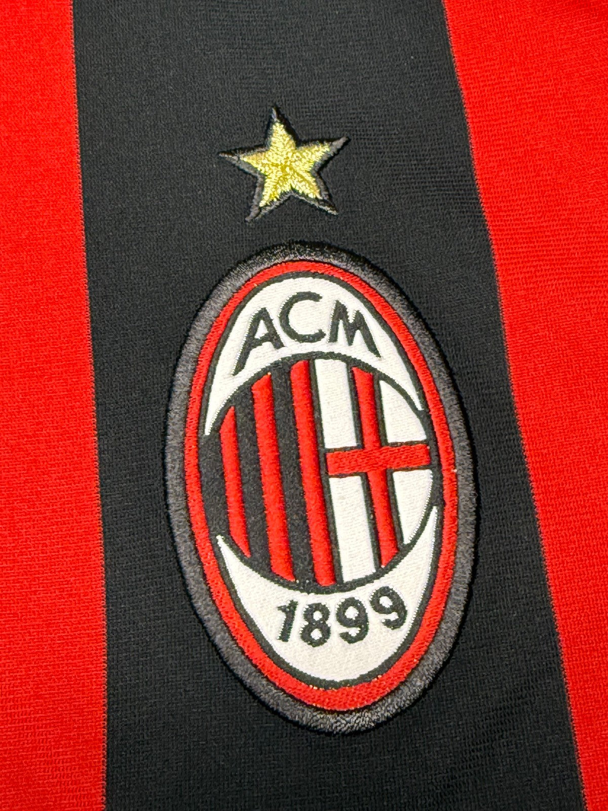 maglia calcio vintage AC Milan Gattuso 2007 2008 Bwin Adidas Climacool M