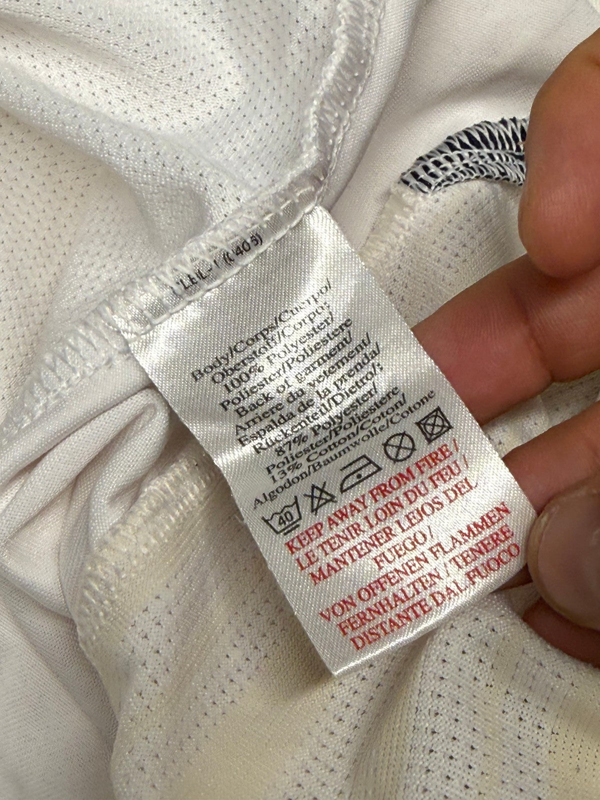 Maglia calcio vintage England Beckham Inghilterra Home World Cup 2007-2009