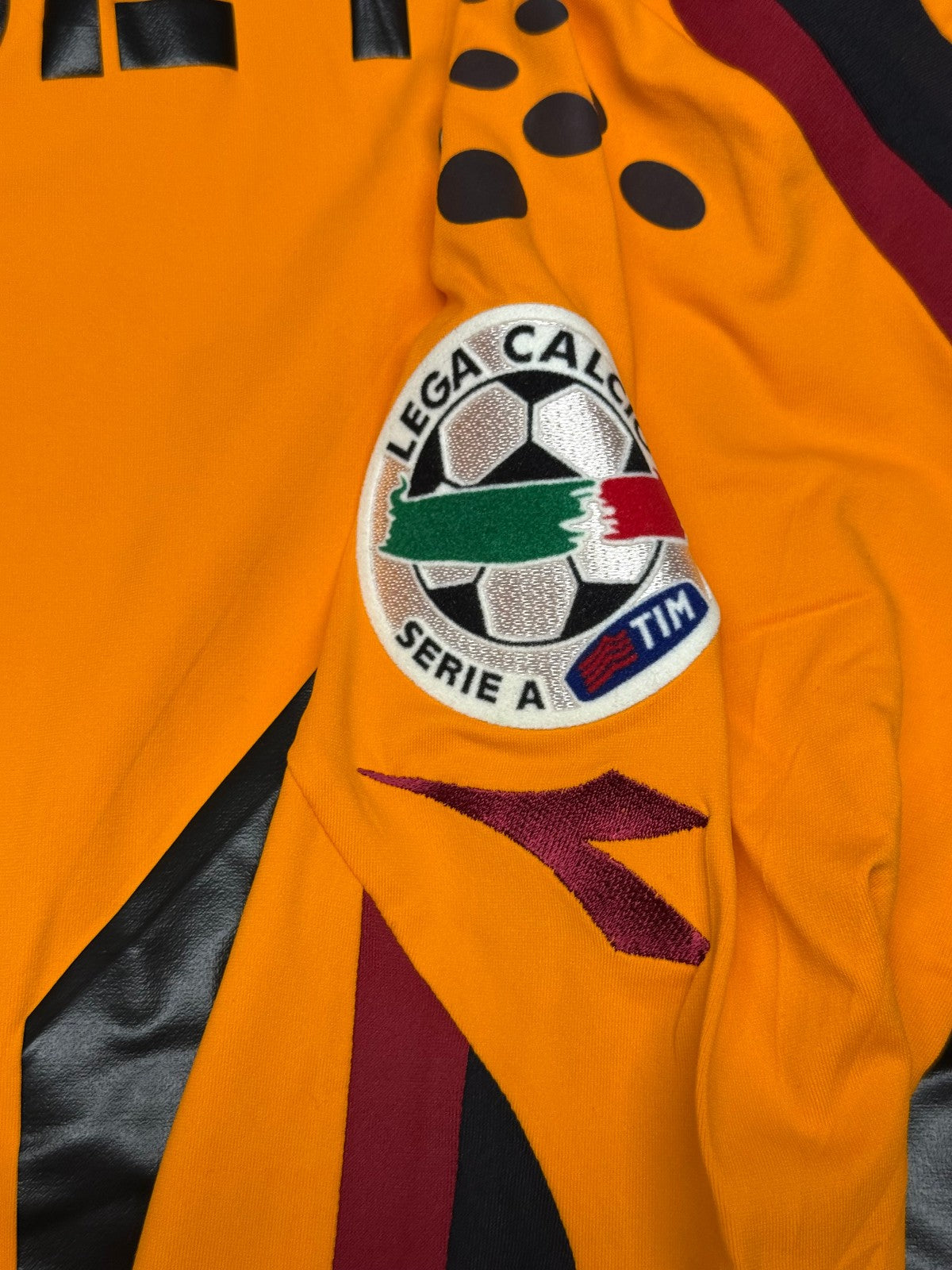 maglia calcio vintage AS Roma De Rossi #4 Mazda Diadora 2004 2005 M