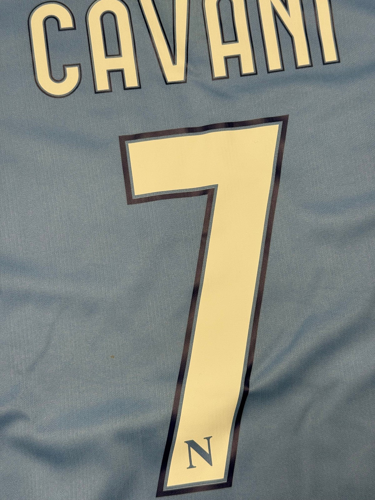 maglia calcio vintage Napoli Cavani home 2009 2010 shirt Jersey Macron M Lete