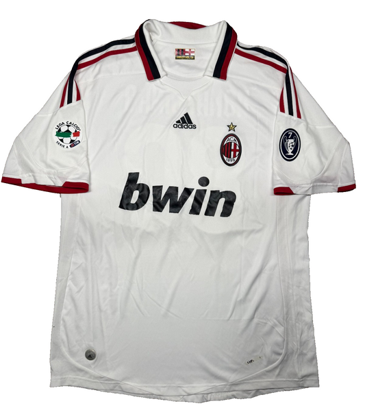 maglia calcio vintage AC Milan 2009 2010 RONALDINHO #80 XL Bwin Serie A